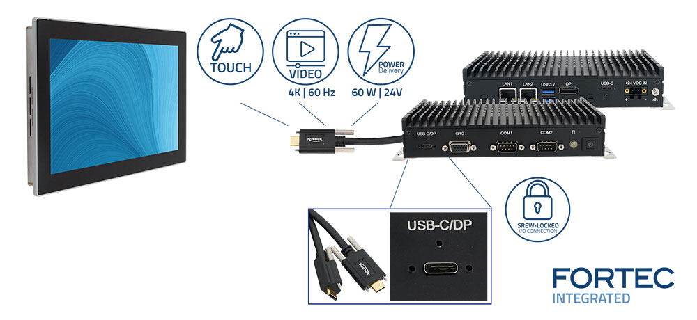 USB-C Einkabellösung USB-C Einkabellösung