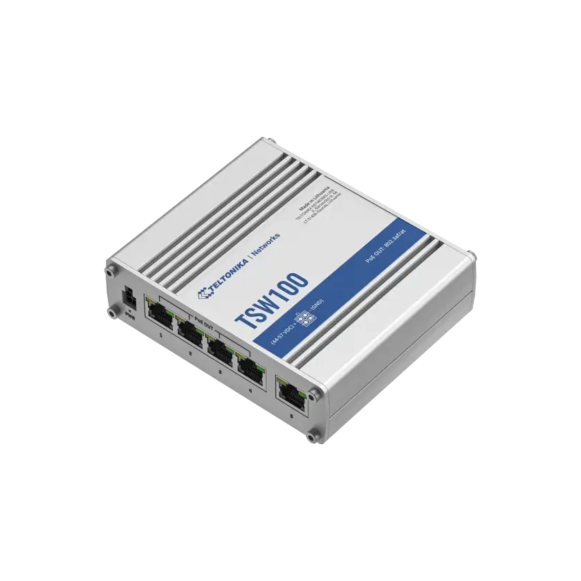 TSW100 Teltonika PoE+ Ethernet Switch 2