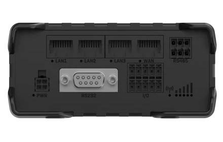 RUT906 Teltonika 4G LTE RS232/RS485 Router Ports