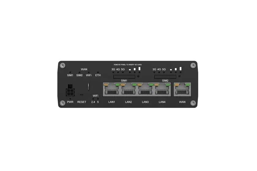 RUTM52 Teltonika Dual 5G Router Ports