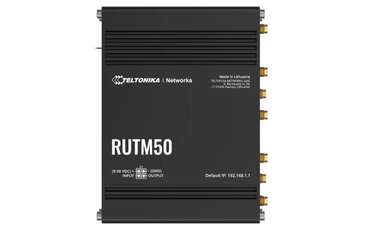 RUTM50 Teltonika 5G-Router for North America Front