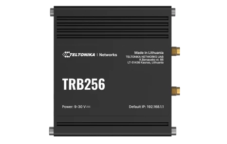 TRB256 Teltonika industrial NB-IoT Gateway Front