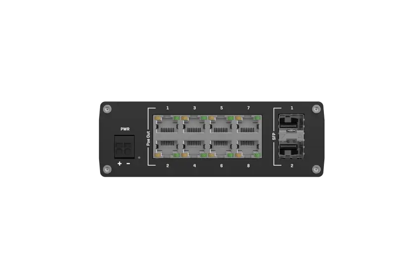 TSW200 Teltonika PoE+ Ethernet Switch Ports