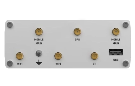 RUTX11 Industrial Teltonika router with railway approval Ports 2