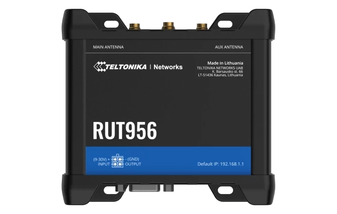 RUT956 Teltonika Industrial Cellular Router Front