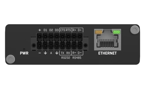 TRB256 Teltonika industrial NB-IoT Gateway Ports