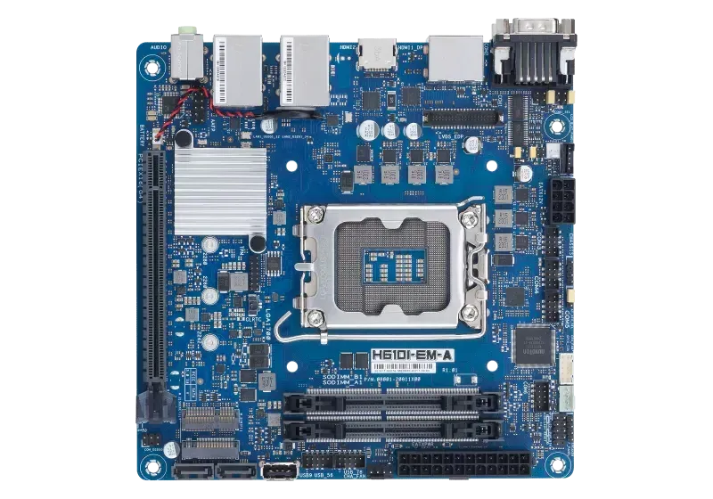 H610I-EM-A Mini-ITX™ ASUS IoT 14th/13th/12th Gen. Motherboard