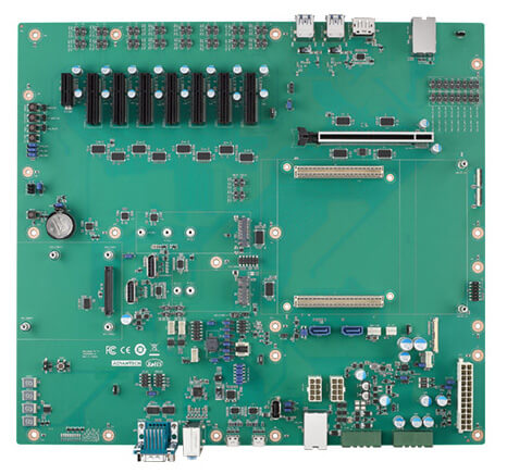 SOM-DH3000 Development Board for COM-HPC top view