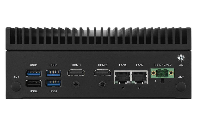 Edge AI System | Intel 13th Gen. Rückansicht Edge AI System | Intel 13th Gen. Rückansicht